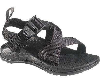 Sandalias Chaco Niños Z/1 EcoTread Negras España CNEW75830